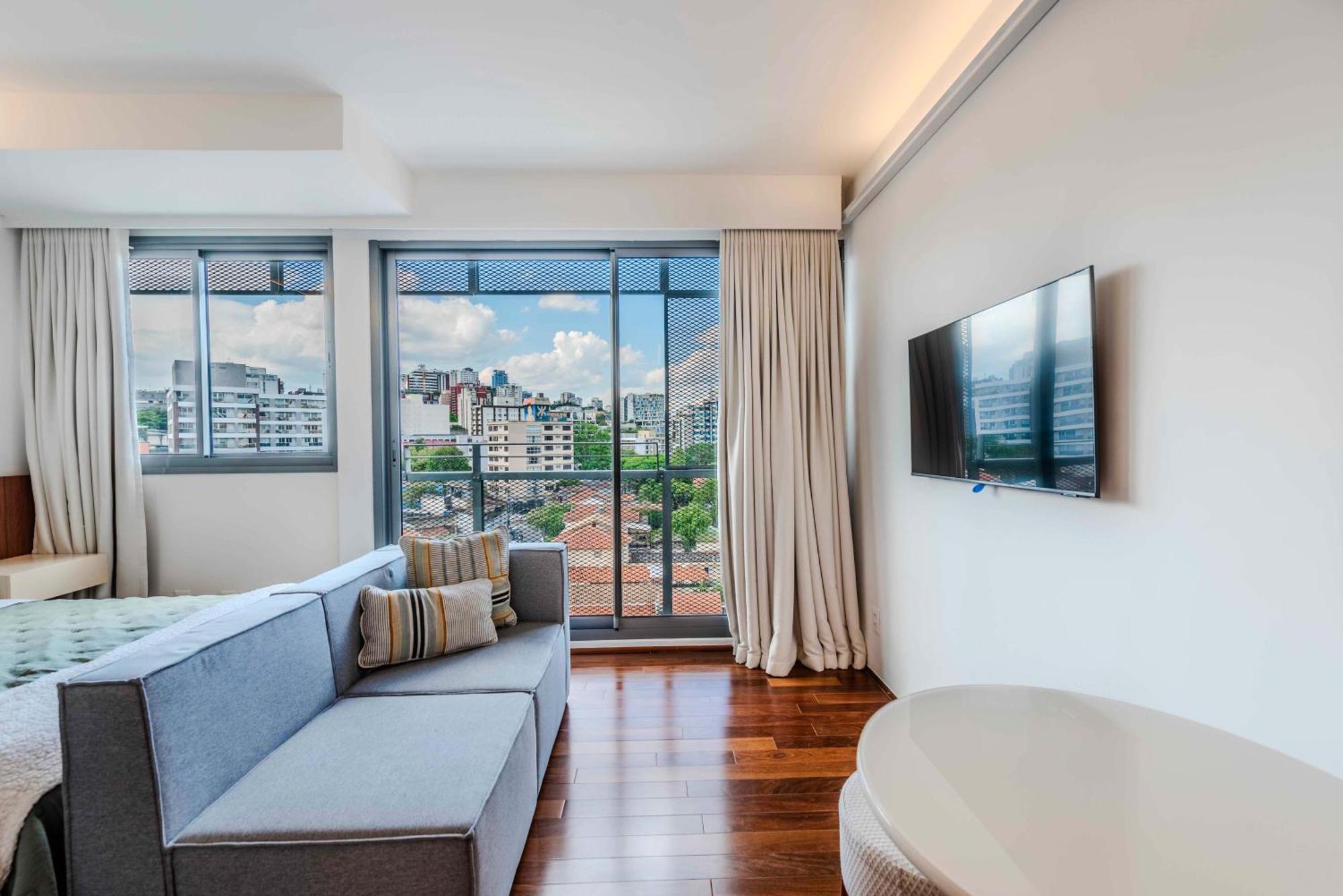 Pop Grafite 508 - Em Pinheiros Com Piscina E Coworking Apartamento